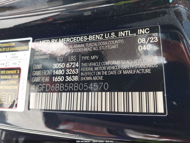 4JGFD6BB5RB054570 Mercedes-Benz Amg Gle 53 Coupe 4matic+