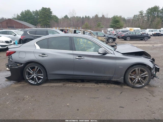 Продажа на аукционе авто 2018 Infiniti Q50 3.0t Luxe, vin: JN1EV7AR6JM441495, номер лота: 44796416