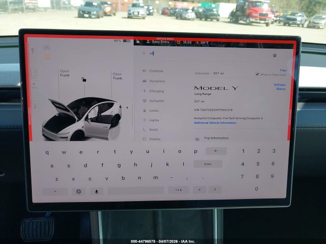Aukcja sprzedaży 2026 Tesla Model Y Premium Rear-wheel Drive/standard Rear-wheel Drive, vin: 7SAYGDED9TF600378, numer aukcji: 44796578
