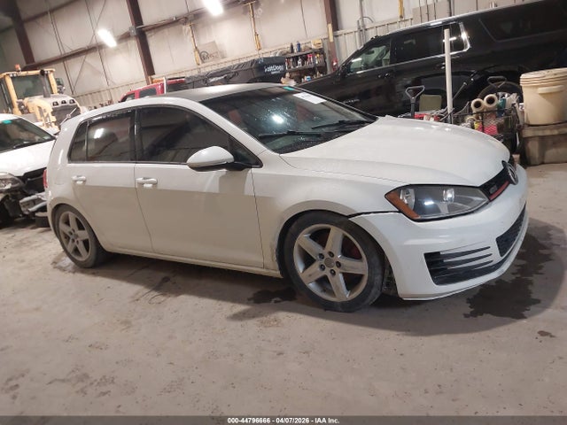 2016 Volkswagen Golf Gti S 4-door მანქანა იყიდება აუქციონზე, vin: 3VW5T7AU6GM053796, აუქციონის ნომერი: 44796666
