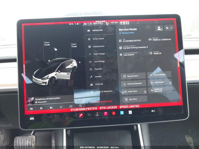 Tesla Model 3 Long Range Dual Motor All-wheel Drive 2020 5YJ3E1EB9LF637313 Image 18