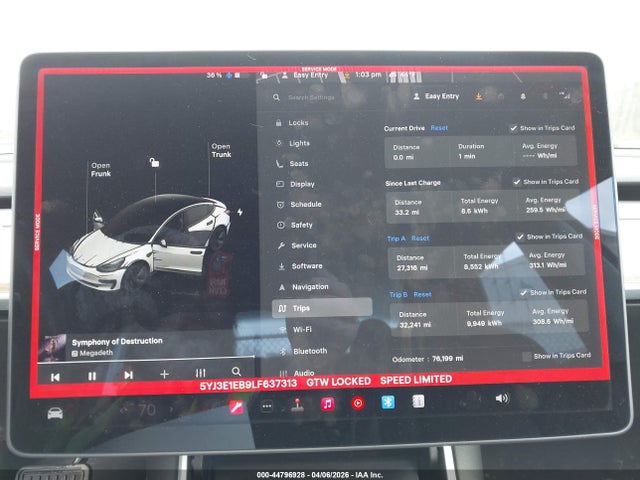 Tesla Model 3 Long Range Dual Motor All-wheel Drive 2020 5YJ3E1EB9LF637313 Image 19