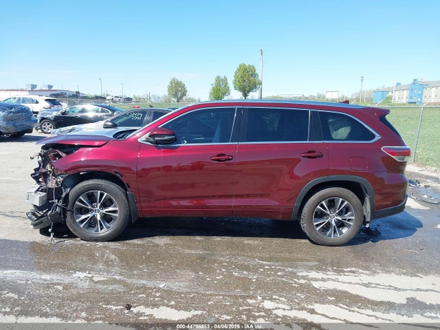 2016 Toyota Highlander Xle V6 მანქანა იყიდება აუქციონზე, vin: 5TDJKRFH1GS261791, აუქციონის ნომერი: 44796953