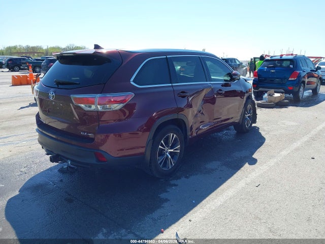 2016 Toyota Highlander Xle V6 მანქანა იყიდება აუქციონზე, vin: 5TDJKRFH1GS261791, აუქციონის ნომერი: 44796953