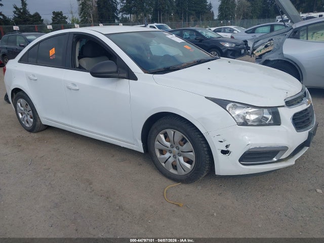 Aukcja sprzedaży 2016 Chevrolet Cruze Limited Ls Auto, vin: 1G1PC5SG1G7183335, numer aukcji: 44797101