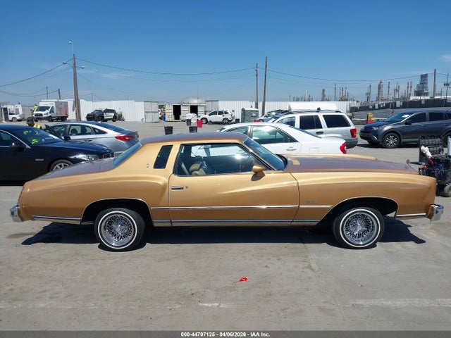 44797125 :رقم المزاد ، 1H57L7Z430036 vin ، 1977 Chevrolet Monte Carlo مزاد بيع