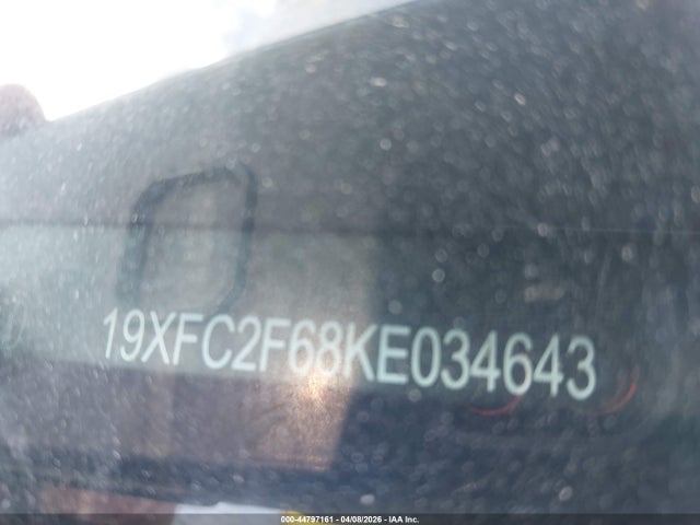 Продаж на аукціоні авто 2019 Honda Civic Lx, vin: 19XFC2F68KE034643, номер лоту: 44797161