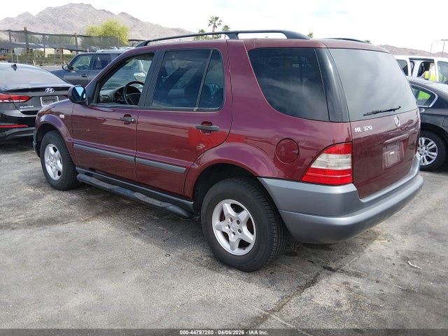 44797280 :رقم المزاد ، 4JGAB54E5WA020101 vin ، 1998 Mercedes-benz Ml 320 Classic مزاد بيع