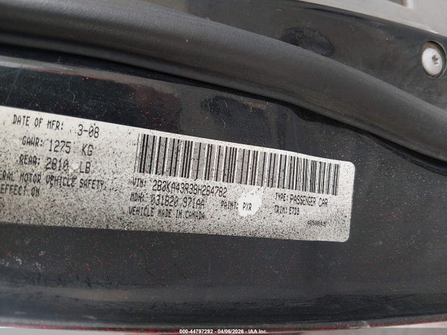 2008 DODGE CHARGER 2B3KA43R38H264782 Photo 8