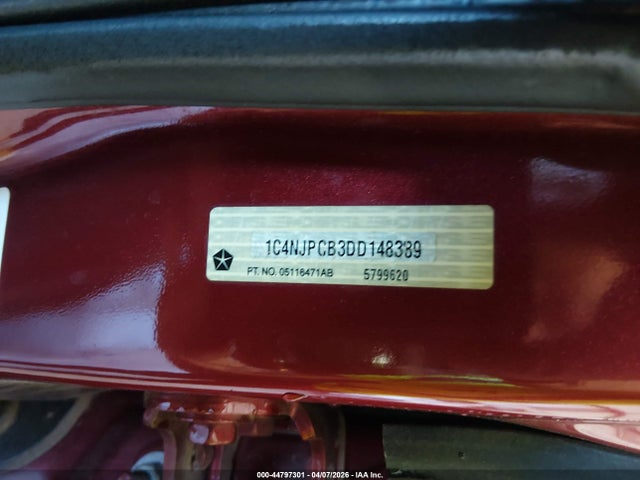 Aukcja sprzedaży 2013 Jeep Patriot Limited, vin: 1C4NJPCB3DD148389, numer aukcji: 44797301