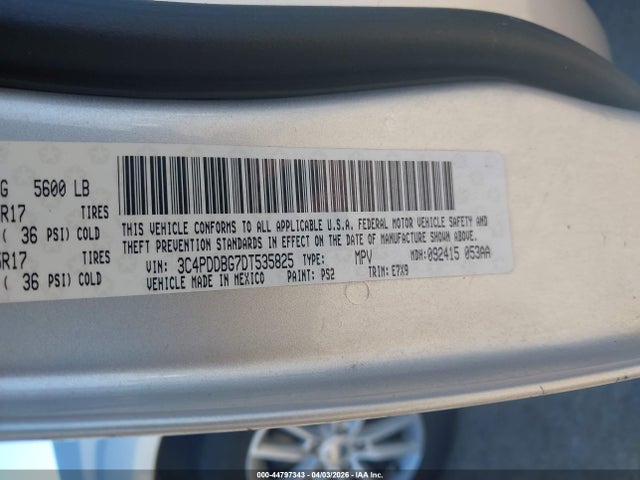 2013 DODGE JOURNEY 3C4PDDBG7DT535825 Photo 8