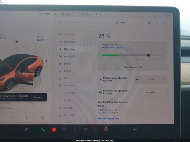 7SAYGDEE4PF693003 Tesla Model Y Awd/long Range Dual Motor All-wheel Drive