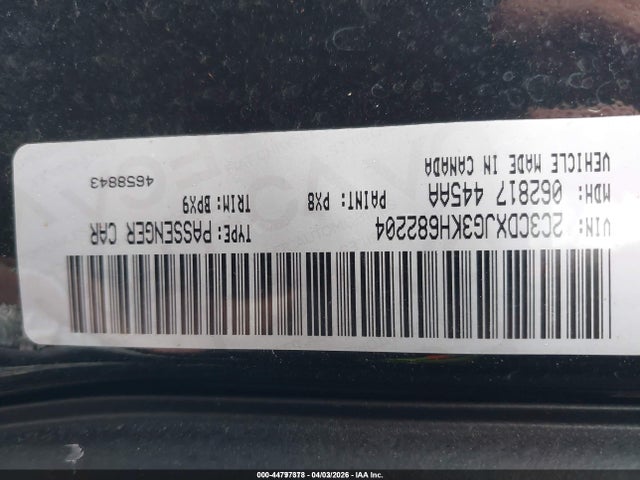 Aukcja sprzedaży 2019 Dodge Charger Sxt Awd, vin: 2C3CDXJG3KH682204, numer aukcji: 44797378