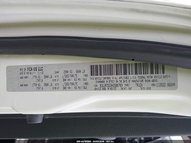 2017 RAM 1500 3C6JR7DG3HG586783 Photo 8