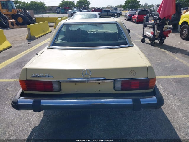1978 Mercedes 450 Sl C მანქანა იყიდება აუქციონზე, vin: 10704412042688, აუქციონის ნომერი: 44797687