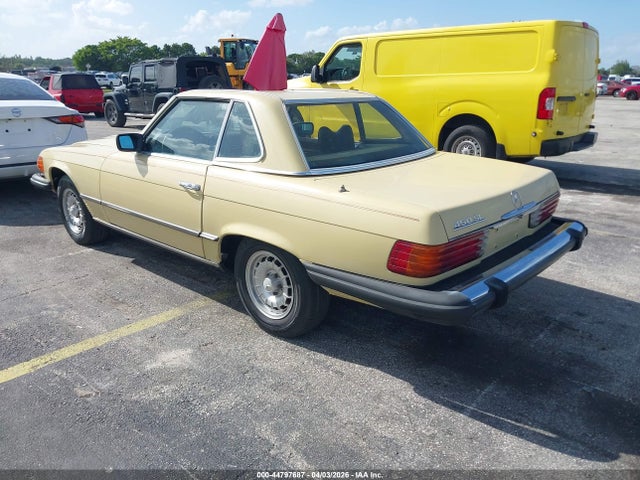 1978 Mercedes 450 Sl C მანქანა იყიდება აუქციონზე, vin: 10704412042688, აუქციონის ნომერი: 44797687