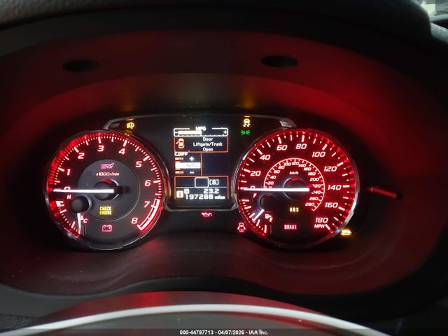 2016 Subaru Wrx Sti მანქანა იყიდება აუქციონზე, vin: JF1VA2V61G9833877, აუქციონის ნომერი: 44797713