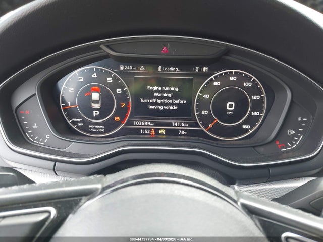 2017 Audi A4 2.0t Premium მანქანა იყიდება აუქციონზე, vin: WAUENAF44HN029682, აუქციონის ნომერი: 44797784