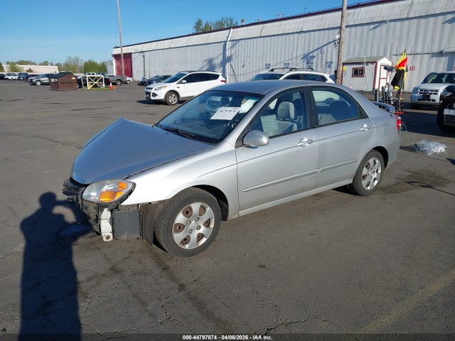 2008 Kia Spectra Ex მანქანა იყიდება აუქციონზე, vin: KNAFE122285582226, აუქციონის ნომერი: 44797874