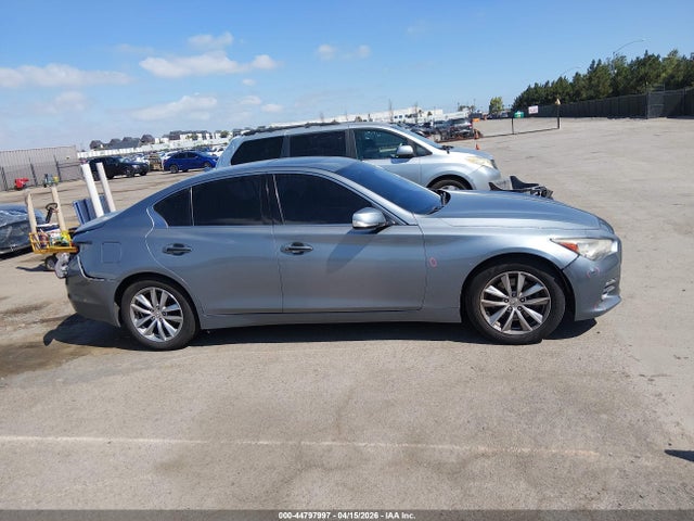 2014 Infiniti Q50 Premium მანქანა იყიდება აუქციონზე, vin: JN1BV7AR7EM690879, აუქციონის ნომერი: 44797997
