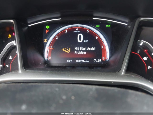 2020 Honda Civic Sport მანქანა იყიდება აუქციონზე, vin: 19XFC2F87LE212366, აუქციონის ნომერი: 44798094