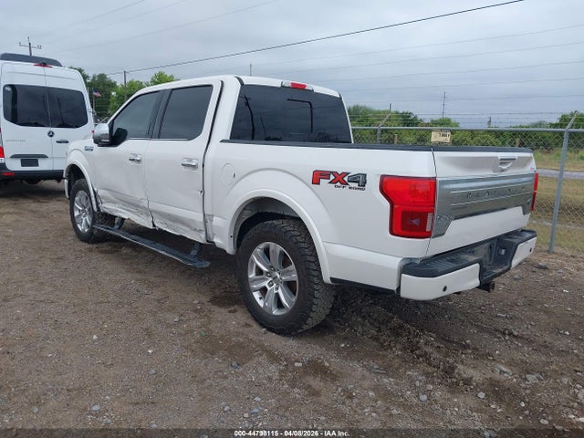 2018 Ford F-150 Platinum მანქანა იყიდება აუქციონზე, vin: 1FTEW1E55JFC42795, აუქციონის ნომერი: 44798115