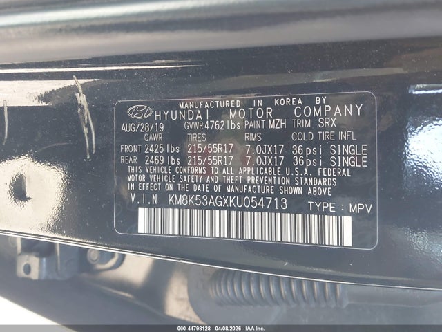 KM8K53AGXKU054713 Hyundai Kona Ev Ultimate