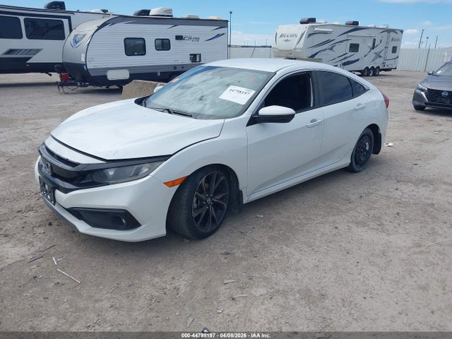 44798197 :رقم المزاد ، 19XFC2F83KE049116 vin ، 2019 Honda Civic Sport مزاد بيع