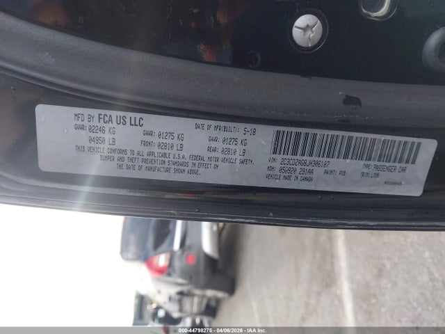 Dodge Challenger Sxt 2018 2C3CDZAG8JH306107 Image 9