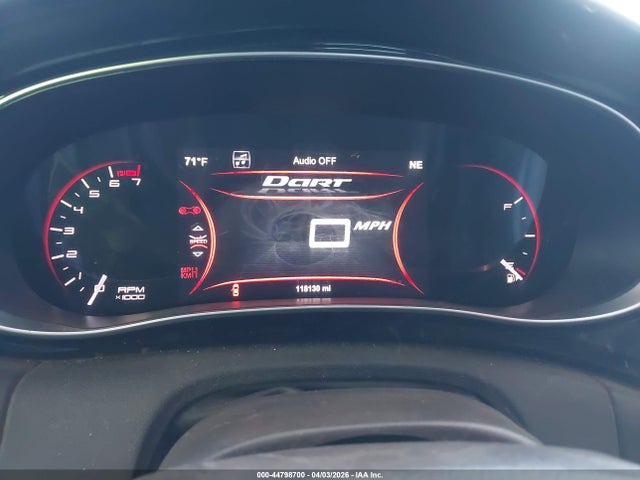 Aukcja sprzedaży 2013 Dodge Dart Limited, vin: 1C3CDFCH9DD256985, numer aukcji: 44798700
