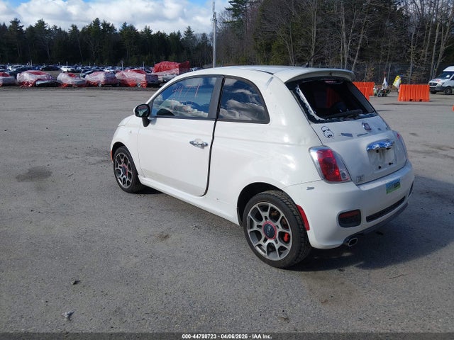 Продажа на аукционе авто 2013 Fiat 500 Sport, vin: 3C3CFFBR9DT604847, номер лота: 44798723