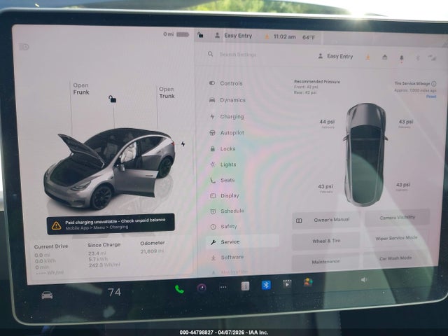 Продажа на аукционе авто 2024 Tesla Model Y Long Range Dual Motor All-wheel Drive, vin: 7SAYGDEE7RA252823, номер лота: 44798827