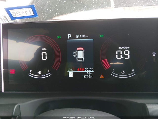 44798918 :رقم المزاد ، 5NMJBCDE2SH487775 vin ، 2025 Hyundai Tucson Sel مزاد بيع
