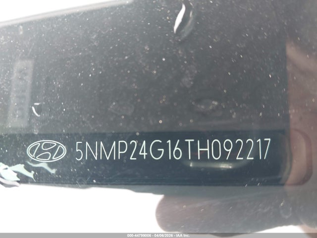 2026 Hyundai Santa Fe Hybrid Sel მანქანა იყიდება აუქციონზე, vin: 5NMP24G16TH092217, აუქციონის ნომერი: 44799006