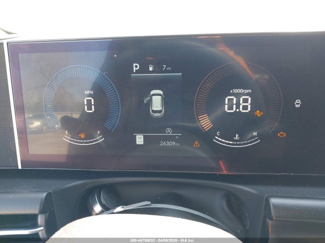 44799032 :رقم المزاد ، 5NMJBCDE0SH462700 vin ، 2025 Hyundai Tucson Sel مزاد بيع