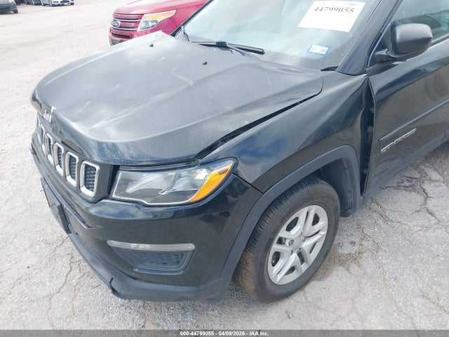 2018 Jeep Compass Sport Fwd მანქანა იყიდება აუქციონზე, vin: 3C4NJCAB0JT411522, აუქციონის ნომერი: 44799055