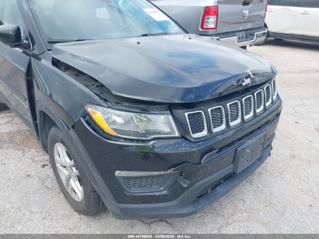 2018 Jeep Compass Sport Fwd მანქანა იყიდება აუქციონზე, vin: 3C4NJCAB0JT411522, აუქციონის ნომერი: 44799055
