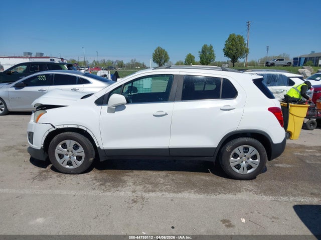 Aukcja sprzedaży 2016 Chevrolet Trax Lt, vin: 3GNCJLSB1GL222738, numer aukcji: 44799112