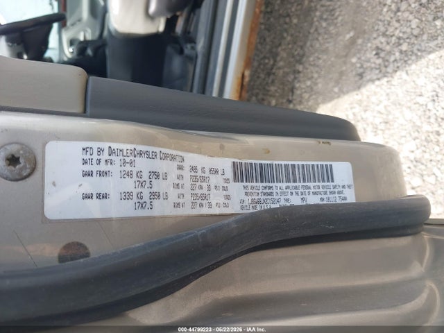 2002 Jeep Grand Cherokee Overland მანქანა იყიდება აუქციონზე, vin: 1J8GW68JX2C152147, აუქციონის ნომერი: 44799223