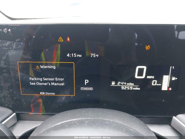 44799235 :رقم المزاد ، 3N8AP6BA3SL317032 vin ، 2025 Nissan Kicks S Fwd مزاد بيع