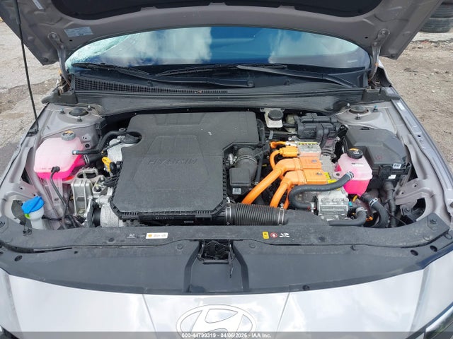44799319 :رقم المزاد ، KMHLM4DJ9SU164995 vin ، 2025 Hyundai Elantra Hybrid Blue مزاد بيع