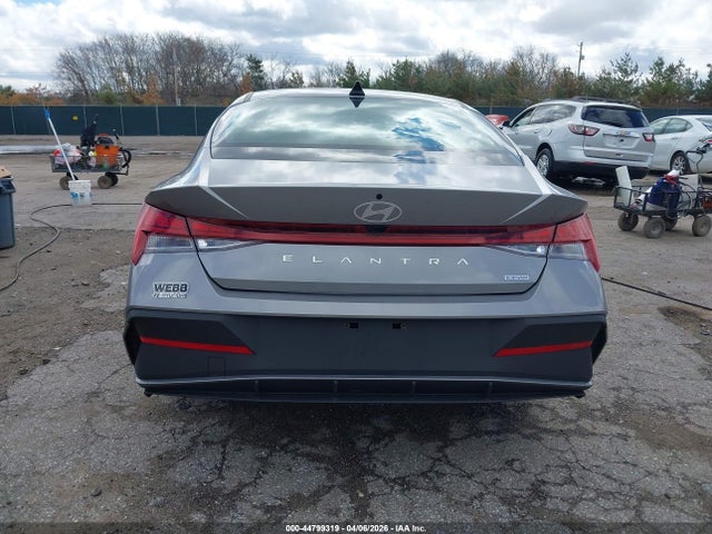 44799319 :رقم المزاد ، KMHLM4DJ9SU164995 vin ، 2025 Hyundai Elantra Hybrid Blue مزاد بيع