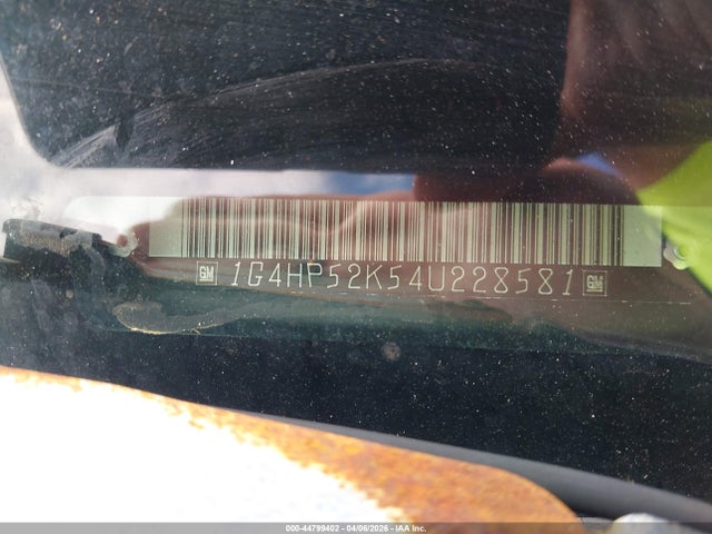 44799402 :رقم المزاد ، 1G4HP52K54U228581 vin ، 2004 Buick Lesabre Custom مزاد بيع
