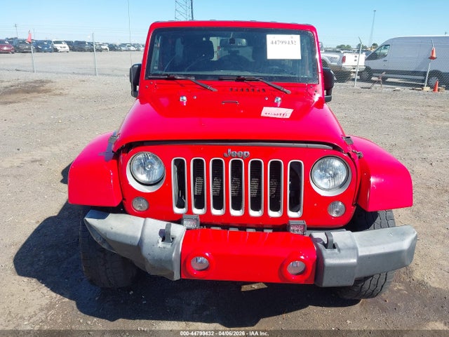 44799432 :رقم المزاد ، 1C4BJWEG2GL237855 vin ، 2016 Jeep Wrangler Unlimited Sahara مزاد بيع