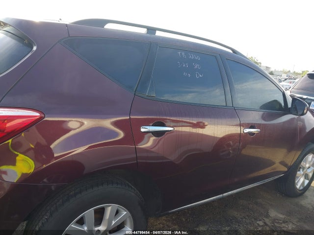 2014 Nissan Murano Sl მანქანა იყიდება აუქციონზე, vin: JN8AZ1MW8EW532085, აუქციონის ნომერი: 44799454