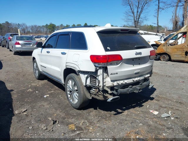 2017 Jeep Grand Cherokee Summit 4x4 მანქანა იყიდება აუქციონზე, vin: 1C4RJFJGXHC633554, აუქციონის ნომერი: 44799559