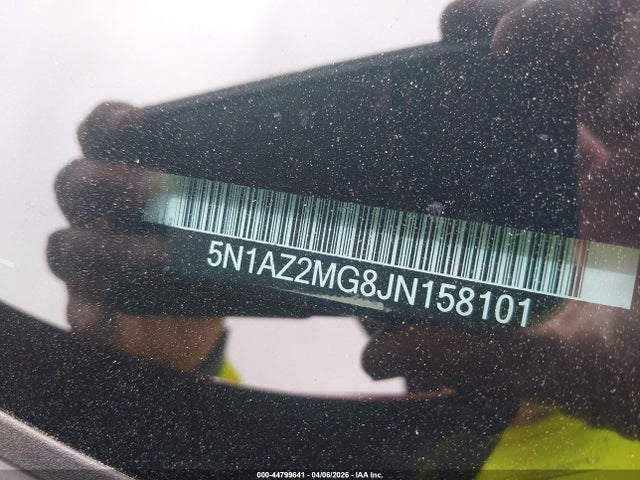 Nissan MURANO SL 2018 5N1AZ2MG8JN158101 Image 9