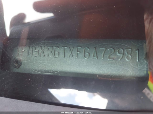 1FM5K8GTXFGA72981 Ford EXPLORER SPORT