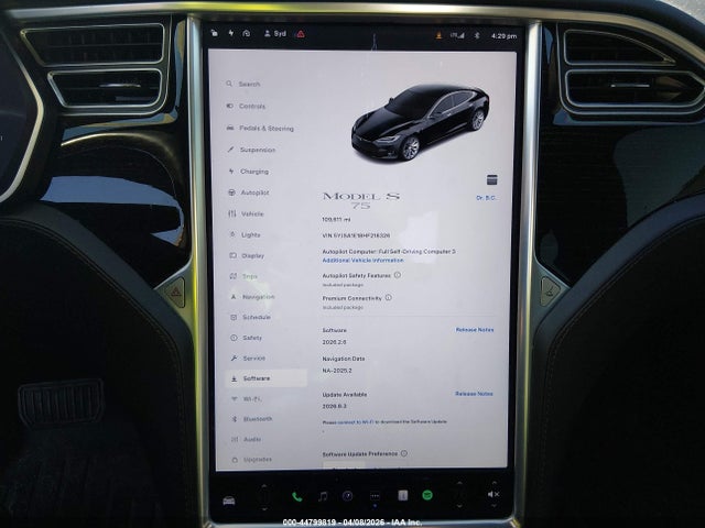 Tesla Model S 60/75 2017 5YJSA1E18HF218326 Image 19