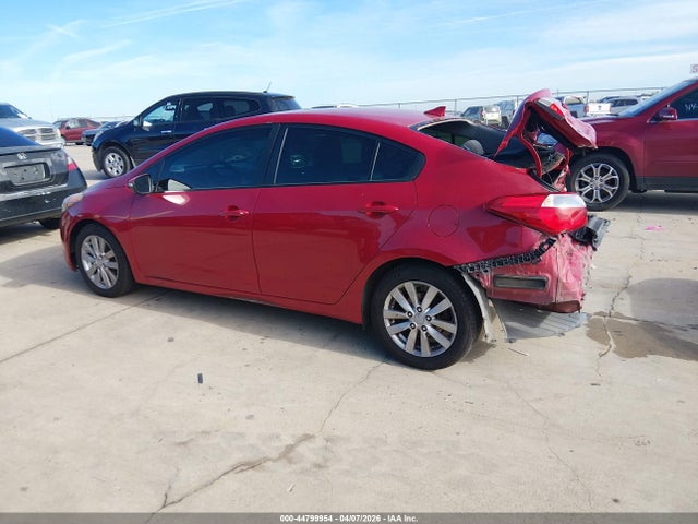 KNAFX4A67G5449296 KIA FORTE LX